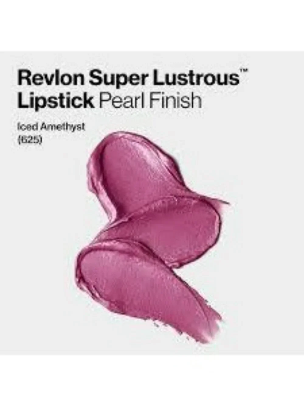 Revlon Super Lustrous Lipstick 625 Iced Amethyst Pearl Frost Hydrating Lipstick